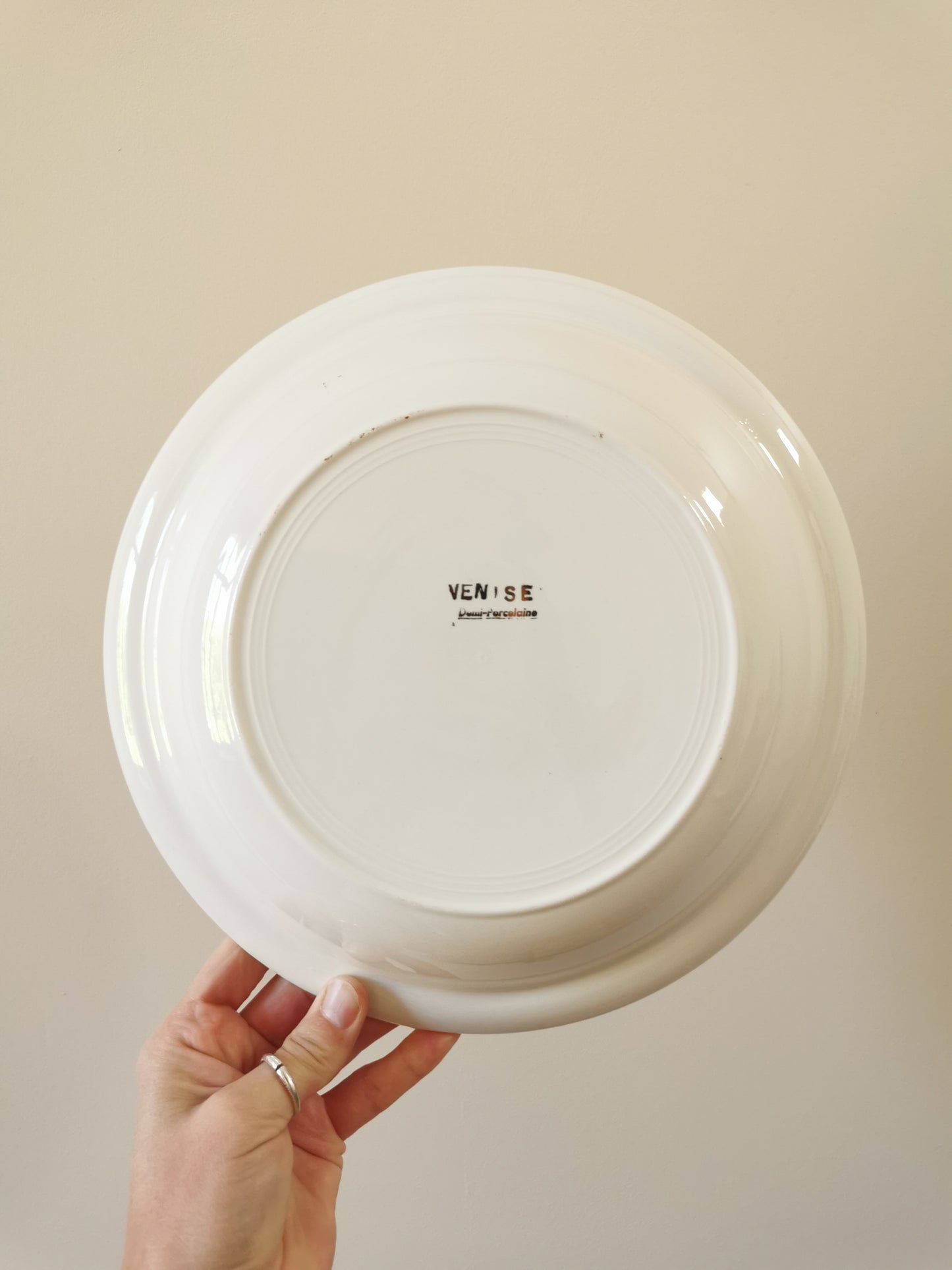 Plat creux vintage, Venise