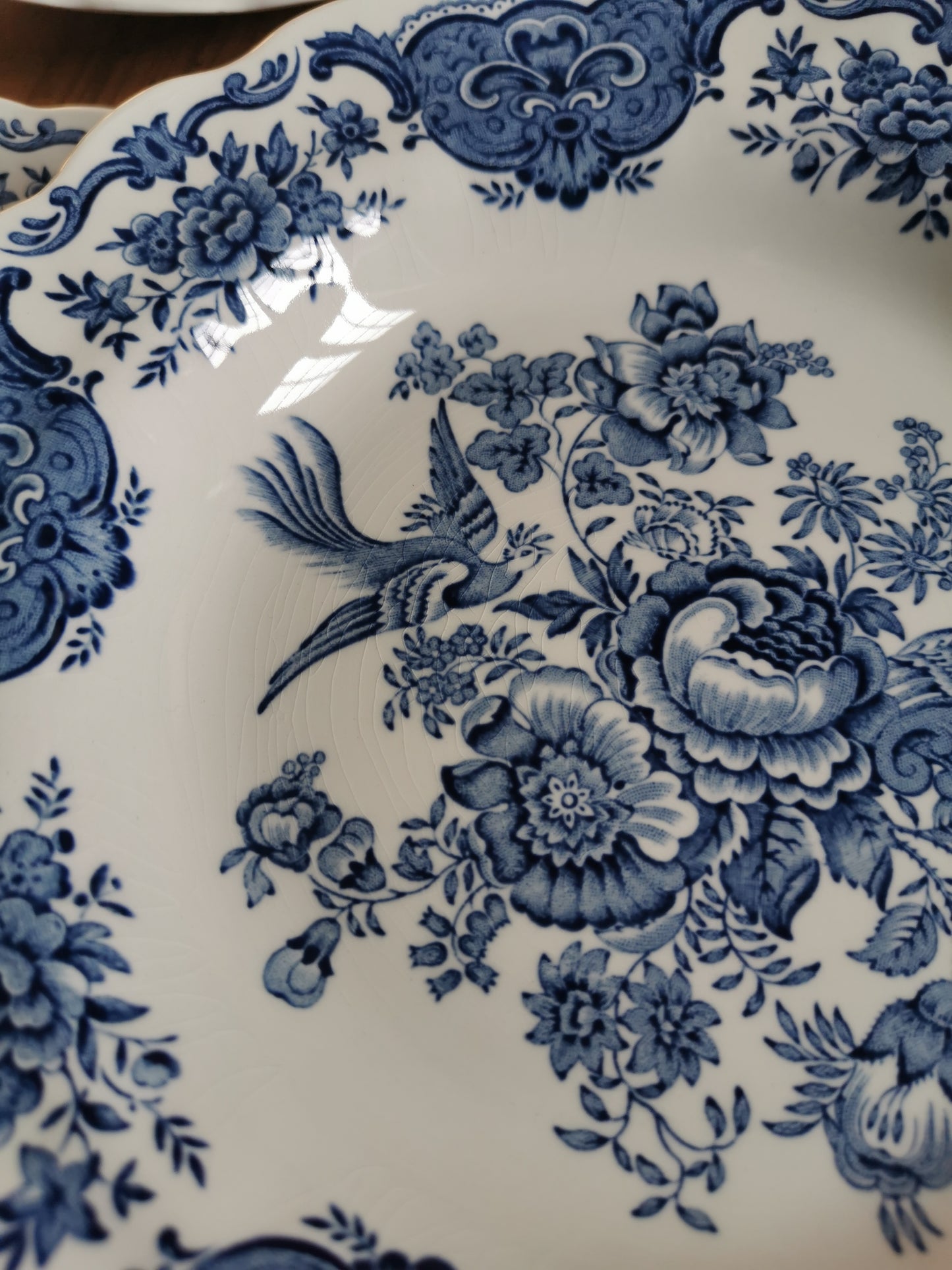 Assiettes creuses vintage Ridgway, Windsor