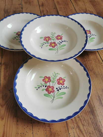 Assiettes creuses Sarreguemines, Barsac